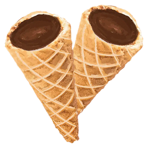 A-Ha! - Milk Chocolate Live Rosin Waffle Cones - Hybrid - 2 Pack